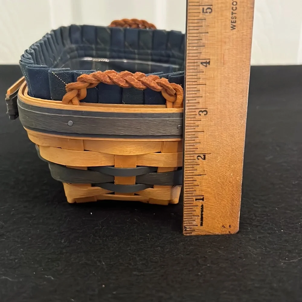 Longaberger Collection Club 2000 Renewal Basket with Braided Side Handles